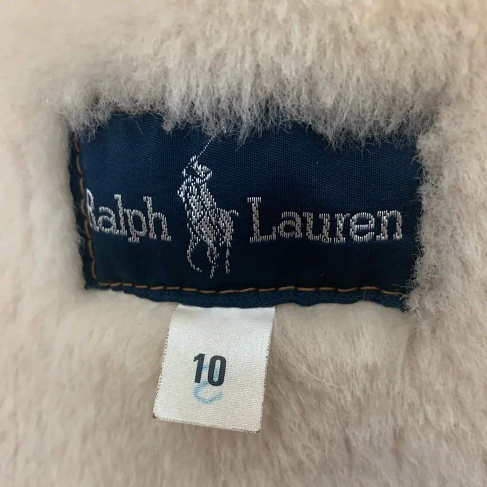 RARE Vintage Ralph Lauren Shearling Coat - Picture 9 of 15